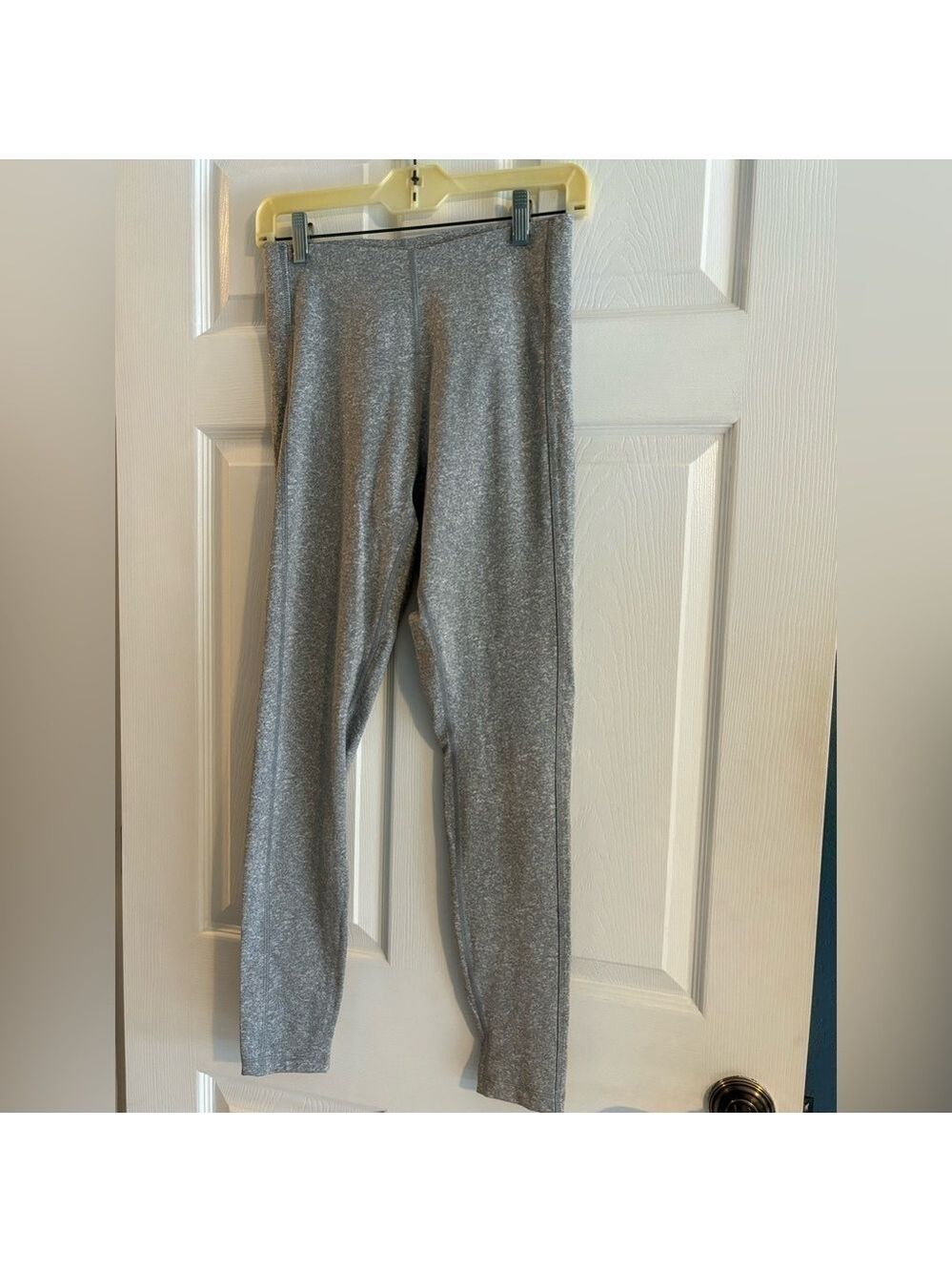 Pink Active Full Length Leggings. Light heather gray, Sz M